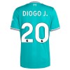 Oficiální Fotbalový Dres Liverpool Diogo J 20 Třetí 2025-26 pro Děti